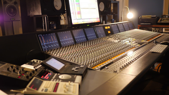 Console de mixage analogique du Sphere Studio